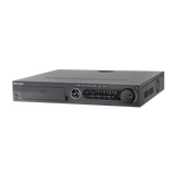 DVR 32 Canales TurboHD + 32 Canales IP / 8 Megapixel (4K) / 4 Bahías de Disco Duro  / RAID 0,1,5,6,10 / POS / Acusense / 16 Entradas de Alarma