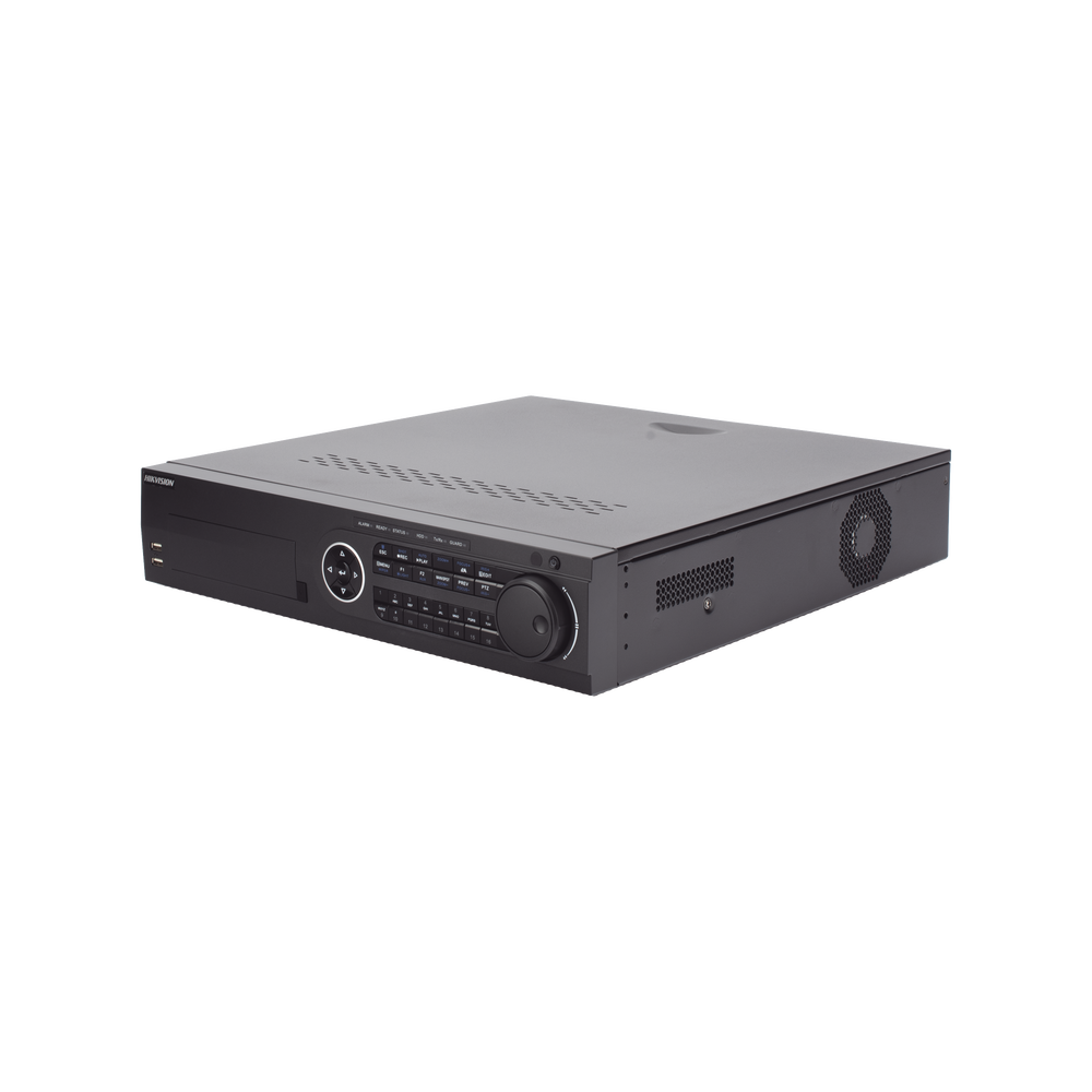 DVR 16 Canales TurboHD + 8 Canales IP / 3K / 5 Megapixel /  8 Bahías de Disco Duro / 16 Entradas de Audio Fisicas (Microfono por Separado) / Audio por coaxitron / Acusense / 16 Entradas de Alarma / POS / H.265+