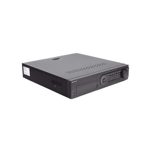 DVR 16 Canales TurboHD + 8 Canales IP / 3K / 5 Megapixel /  8 Bahías de Disco Duro / 16 Entradas de Audio Fisicas (Microfono por Separado) / Audio por coaxitron / Acusense / 16 Entradas de Alarma / POS / H.265+