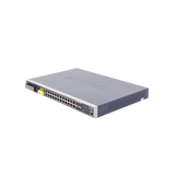 Switch PoE Industrial Capa 3, Con 24 Puertos PoE Gigabit  802.3af/at, 4 Puertos SFP Compartidos 100 / 1000X, Soporta temperaturas extremas de -40 ~ 75°C