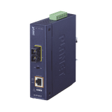 Convertidor de medios industrial PoE+ 1000BASE-SX a 10/100/1000BASE-T 802.3at (SC,MM) -550 m