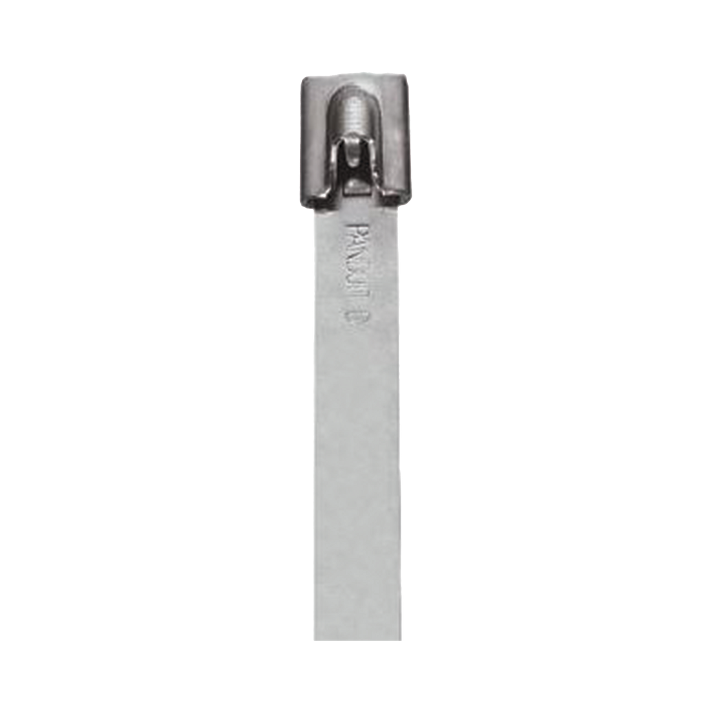 Cincho StrongHold de Acero Inoxidable Tipo 304, 201 mm largo x 7.9 mm ancho, Color Metálico, Paquete de 50pz