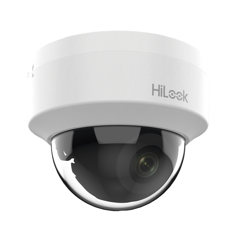 HiLook Series / Domo IP 2 Megapixel (1080p) / Lente 2.8 mm (Gran Angular) / 20 mts IR / Interior / PoE / dWDR / H.265+ / ONVIF