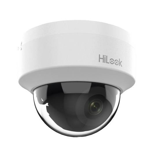 HiLook Series / Domo IP 2 Megapixel (1080p) / Lente 2.8 mm (Gran Angular) / 20 mts IR / Interior / PoE / dWDR / H.265+ / ONVIF