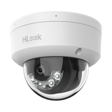 [Dual Light] HiLook Series / Domo IP de 4 Megapixel / Uso en interior / Lente 2.8 mm / 20 mts IR + 20 mts Luz Blanca / Micrófono Integrado / ACUSENSE Lite / PoE / dWDR / H.265+ / ONVIF