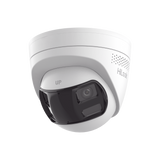 [Dual Light] Turret IP 6 Megapixel / Imagen Panorámica 180°/ PoE / Micrófono y Bocina Integrado / Exterior IP67 / Audio Bidireccional / Alarma Visual y Auditiva Integrada / Smart Supplement Light / Micro SD 512 GB
