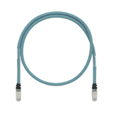 Patch Cord Cat6A de Grado Industrial 600V, Blindado SF/UTP, Calibre 26 AWG, Color Aqua, 2 m