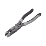 Pinza Híbrida con Ponchadora de 8". Pela Cable Sólido de 10-14 AWG y Cable Trenzado de 12-16 AWG