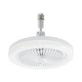 Ventilador de Techo con Luminario LED de 110 V CA 50/60 Hz /  40 W / 3 Tonos de Luz (6500 - 4 000 - 2 700 K) / Diámetro 250 mm / 3 Velocidades / Dimeable.