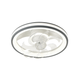 Ventilador de Techo con Luminario LED de  110 V CA 50/60 Hz /  88 W /4500 Lm / 6500 - 4 000 - 2 700 K /3 Tonos de Luz / 500 mm / 6 Velocidades / Dimeable /Color Blanco y Gris.