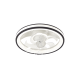 Ventilador de Techo con Luminario LED de  110 V CA 50/60 Hz /  88 W /4500 Lm / 6500 - 4 000 - 2 700 K /3 Tonos de Luz / 501 mm / 6 Velocidades / Dimeable / Color Blanco y Negro.