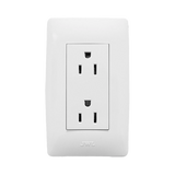 Contacto Dúplex de 127 V~60 Hz 15 A / Color Blanco.