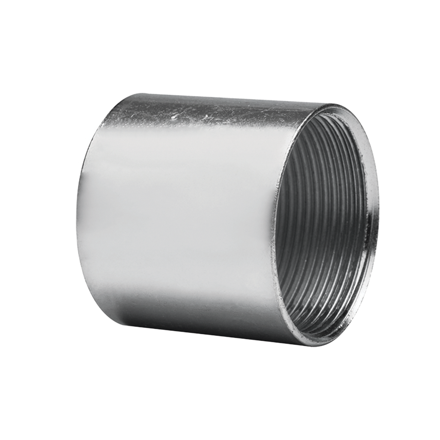 Cople Cédula 40 de 2 1/2" (63 mm) con Rosca / Etiqueta Naranja.