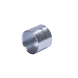 Cople 1 1/4" (32mm) pared gruesa con rosca galvanizado etiqueta amarilla
