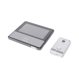 KIT DE VIDEOPORTERO IP COLOR NEGRO / Apertura con app / Súper elegante / Monitor WIFI / Alimentación 110vca