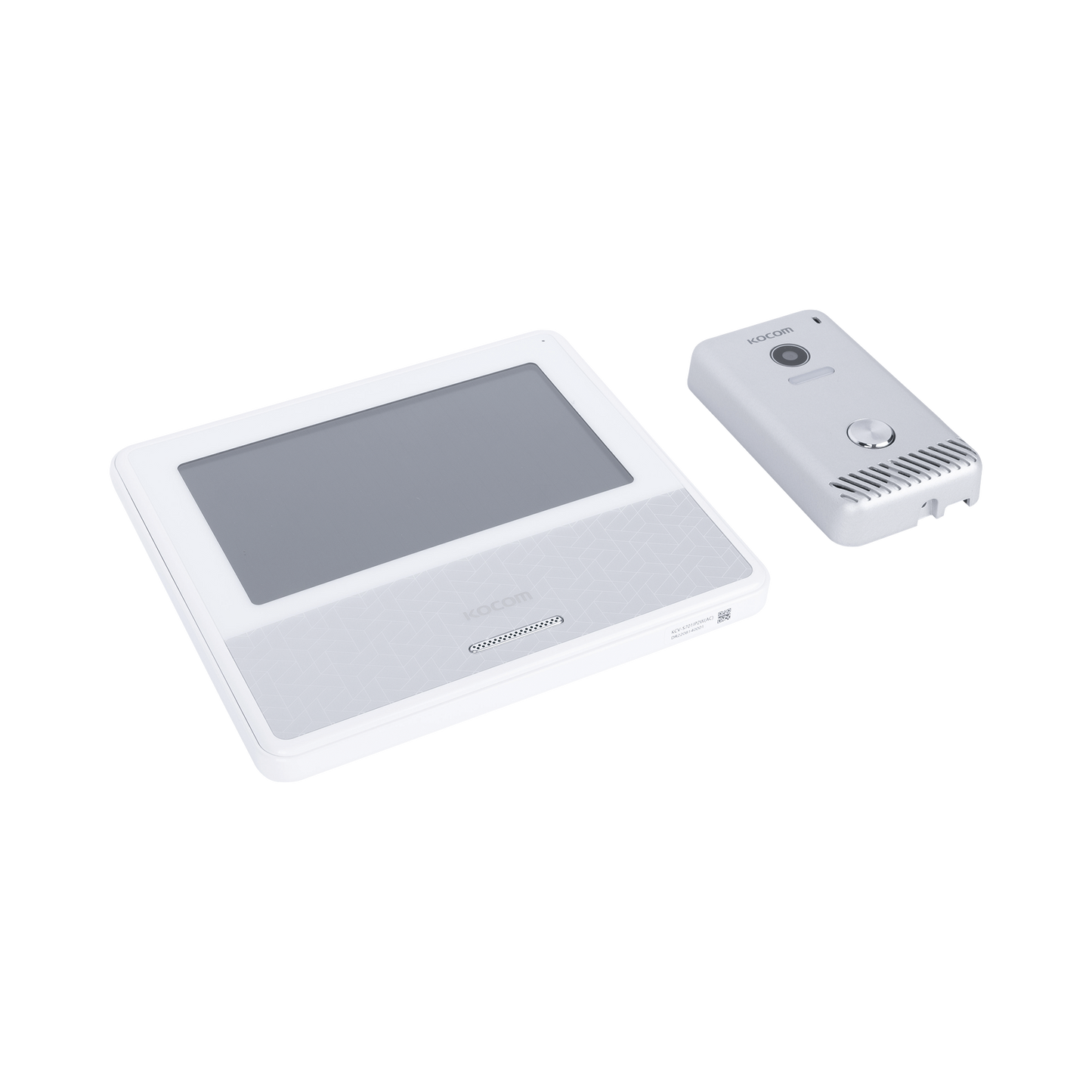 KIT DE VIDEOPORTERO IP COLOR BLANCO / Apertura con app / Súper elegante / Monitor WIFI /  Alimentación 110vca