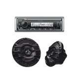 Kit de estéreo con Bluetooth KMR-M332BT | más Par de bocinas KFC-1653MRB