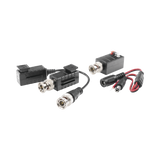 Kit de TRANSCEPTORES DE VIDEO DE LARGO ALCANCE / 320 Metros / Resolución 720P y 1080P / Cat 5e/6 / Compatible con cámaras HD-TVI/CVI/AHD/CVBS / Alimente solo el Receptor / Protección Interconstruida contra sobretensión.