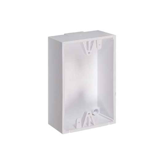 Caja trasera de montaje color blanco para Estaciones de Parada STOPPER