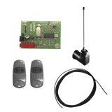 Kit Receptor inalámbrico con antena / Hasta 45M en linea de vista / INCLUYE dos controles  y 3 metros de cable RG58 para la antena
