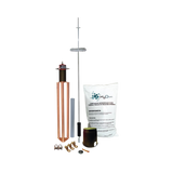 Kit de Pararrayo para Torre o Poste tipo Dipolo Corona con Electrodo y Accesorios de instalación.