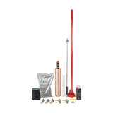 Kit Pararrayo con Accesorios para Protección de Diámetro de 80 m.