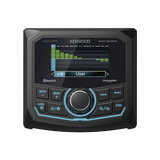 Estéreo marino sumergible IP66, con pantalla de 2.7 pulgadas, conexión Bluetooth, iluminación multicolor variable, con entrada USB