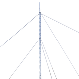 Kit de Torre Arriostrada de Techo de 15 m con Tramo STZ30 Galvanizado Electrolítico (No incluye retenida).