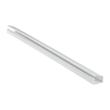 Canaleta LD10 de PVC rígido, con cinta adhesiva para instalación sin herramientas, de 38.4 x 24 x 1828.8 mm, Color Blanco