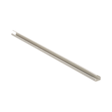 Canaleta LD5 de PVC rígido, con cinta adhesiva para instalación sin herramientas, 26 x 15 x 1828.8 mm, Color Blanco Mate
