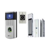 KIT de Control de Acceso LF10/ PUSH / Compatible con ZKBioCVAccess / 1,500 Usuarios / Chapa magnética / Botón de Salida / Tarjeta de proximidad