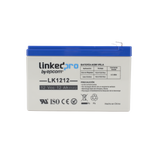 Batería 12 V / 12 Ah / UL / Tecnología AGM / Vida útil promedio de 5 años / Uso en equipo electrónico / Intrusión / Incendio/ Control de acceso / Video Vigilancia / Terminales F1 ( Incluye adaptador F2 )