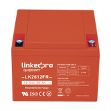 Batería 12 V / 26 Ah / UL / Tecnología AGM-VRLA / Vida útil promedio de 5 años / Retardante a la Flama / Para uso en equipo electrónico, Alarmas de Intrusión / Incendio/ Control de acceso / Video Vigilancia / Term