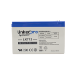 Batería 12 V / 7 Ah / UL / Tecnología AGM / Vida útil promedio 5 años / Uso en equipo electrónico, Alarmas de Intrusión / Incendio / Control de acceso / Video Vigilancia / Terminales F1 ( Incluye adaptador F2 )