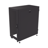 Gabinete Profesional para Telecomunicaciones de 24UR, 600 mm de Ancho x 1000 mm de Profundidad, Se envía el Gabinete Armado.