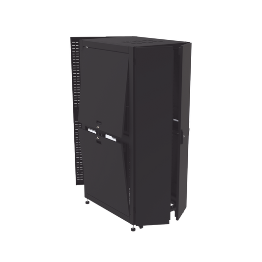 Gabinete para Telecomunicaciones Rack Estándar de 19", 42UR, 800 mm Ancho x 1000 mm Profundidad. Fabricado en Acero, Se envía el Gabinete Armado.