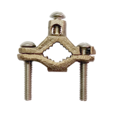 Conector para Tubo de hasta 1 1/4" a cable Cal. 4 AWG. Ideal para Aterrizaje de Torres TZ