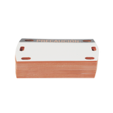 Etiqueta Autolaminada para Identificación de Fibra Optica Paquete de 25 piezas, Para Uso Interior/Exterior, Dimensiones de 90 x 50 mm, Color Negro con Naranja