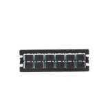 Placa acopladora para Distribuidor de Fibra Óptica LP-ODF-8024, incluye 12 acopladores SC Simplex Para fibra Multimodo (12 fibras)