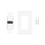 Placa de pared 1 puerto HDMI hembra a hembra