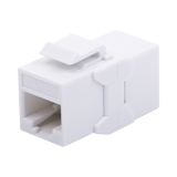 Acoplador UTP Cat6A hembra RJ45 a RJ45 hembra Color Blanco