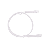 Mini Patch Cord Cat6 Ultra Slim 3 m Blanco – Ahorra Espacio sin Organizadores, con Bota Flexible