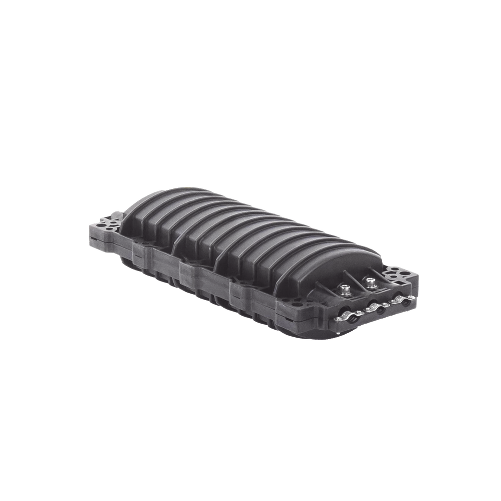 Caja de Distribuci�n de Fibra �ptica Horizontal, Hasta 96 Empalmes, Exterior IP68, 2 Puertos de Entrada y Salida