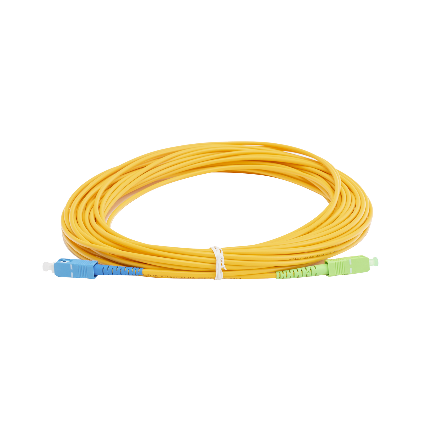 Jumper de Fibra �ptica Monomodo SC/UPC - SC/APC Simplex, Color Amarillo, 15 Metros (49.21 Pies)