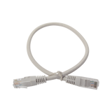 Cable de parcheo UTP cruzado Cat6 0.4 m - Gris