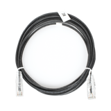 Cable de Parcheo Slim UTP Cat6 - 3 m Negro Diámetro Reducido (28 AWG)