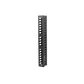 Organizador de Cable Vertical de 21 Unidades Rack Sencillo, Compatible con Racks Serie EIRL y EIQR