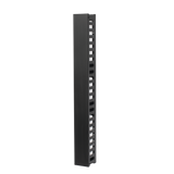 Organizador de Cable Vertical de 24 Unidades Rack Sencillo, Compatible con Racks Serie EIRL y EIQR