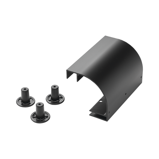 Accesorio de Bajada de Cable, Para Instalación en Escalerilla Hoffman, de Aluminio, Color Negro