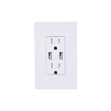 TOMACORRIENTE CON USB DUPLEX 15A
